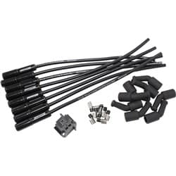 CERAMIC GM LS UNIVERSAL SPARK PLUG LEAD SET BLACK LS1 LS2
