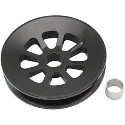 LARGE ALTERNATOR PULLEY CHEV FORD AC DELCO OE STYLE BLACK
