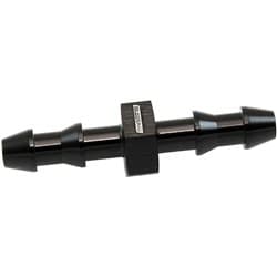 5mm PUSH LOCK BARB JOINER BLACK 3/16" MALE TO MALE BARB