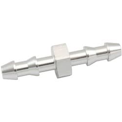 5mm PUSH LOCK BARB JOINER SILVER 3/16" MALE TO MALE BARB