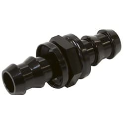 -10 PUSH LOCK BARB JOINER BLACK 5/8" MALE TO MALE BARB