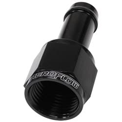 FEMALE -6AN TO 5/16" BARB BLACK WITH TUBE NUT