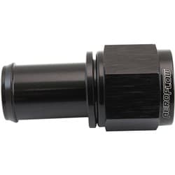 FEMALE -8AN TO 5/8" BARB BLACK WITH TUBE NUT