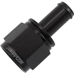 FEMALE -10AN TO 1/2" BARB BLACK WITH TUBE NUT