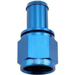 FEMALE -10AN TO 5/8" BARB BLUE WITH TUBE NUT