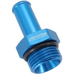-10ORB TO 1/2" PUSH ON BARB BLUE STRAIGHT BARB