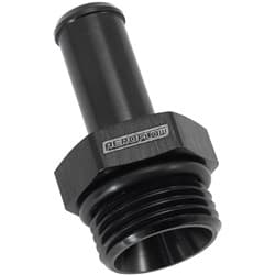 -10ORB TO 1/2" PUSH ON BARB BLACK STRAIGHT BARB
