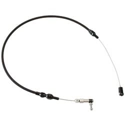 THROTTLE CABLE STAINLESS STEEL 24" 61cm LONG BLACK S/S AF 42-1100BLK