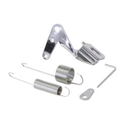 THROTTLE CABLE BRACKET KIT WITH RETURN SPRING, CHROME AF 42-1104