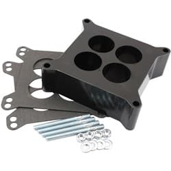 CARBURETTOR PHENOLIC 2" 4 HOLESPACER BLACK 4150 CARBY