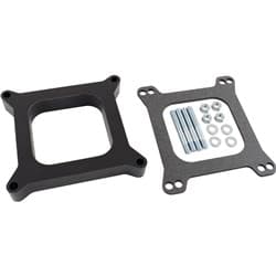 CARBURETTOR PHENOLIC 1" OPEN SPACER BLACK 4150 CARBY