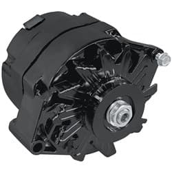 GM BLACK 140 AMP 1 OR 3 WIRE CHEV STYLE ALTERNATOR