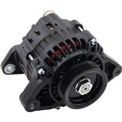 NISSAN SR20 130AMP HIGH OUTPUT ALTERNATOR BLACK FINISH Aeroflow - AF 4271-1500