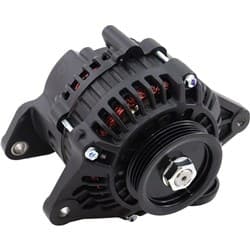 NISSAN RB 20, 25, 26 & 30 130A HIGH OUTPUT ALTERNATOR BLACK Aeroflow - AF 4272-1500