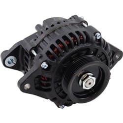 MAZDA 13B 6 130 AMP HIGH OUTPUT ALTERNATOR BLACK Aeroflow - AF 4278-1500