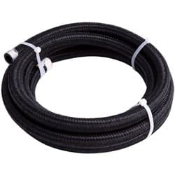 BLACK BRAID LIGHT WEIGHT -6AN 3 METERS 8.7mm ID 14.5mm OD
