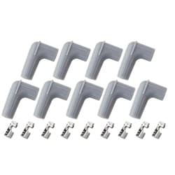 9 X SPARK PLUG BOOTS,TERMINALS90 DEG. 9 BOOTS & 9 TERMINALS