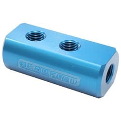 COMPACT DISTRIBUTION BLOCK 1 IN, 4 OUT ALL PORTS 1/8" NPT