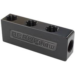 COMPACT DISTRIBUTION BLOCK 1 IN, 6 OUT ALL PORTS 1/8" NPT