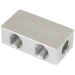 COMPACT DISTRIBUTION BLOCK 2 IN, 4 OUT ALL PORTS 1/8" NPT