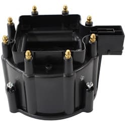 CHEV V8 HEI DISTIBUTOR CAP BLACK COLOUR SUITS 4010-8362