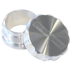 1" ALUM WELD BUNG AND CAP RAW ALLOY FINISH