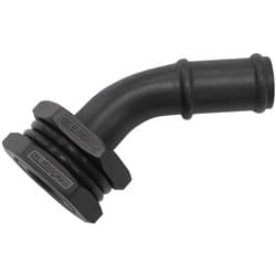 BULKHEAD 45 TURBO DRAIN 5/8 BARB OIL PAN SUMP ADAPTER