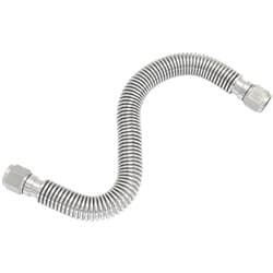 FLEXIBLE TURBO DRAIN HOSE S/S FEMALE 2 x -10AN 400MM LONG