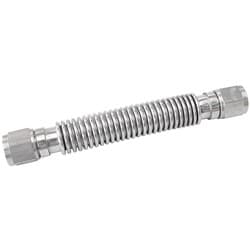 FLEXIBLE TURBO DRAIN HOSE S/S FEMALE 2 x -10AN 150MM LONG