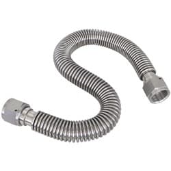 FLEXIBLE TURBO DRAIN HOSE S/S FEMALE 2 x -12AN 500MM LONG
