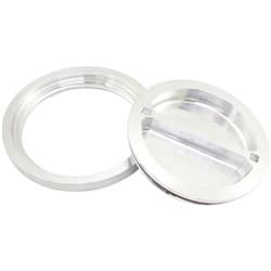 6" WELD BUNG AND RAW CAP ALLOY ICE BOX FEMALE WELD-ON WATER Aeroflow - AF 464-96