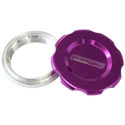 2-1/2 WELD BUNG AND PURPLE CAPLOW PROFILE FEMALE WELD-ON
