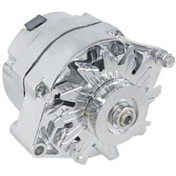 FORD ALTERNATOR 100 AMP 1 OR 3 WIRE CHROME
