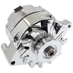 FORD ALTERNATOR 140 AMP 1 OR 3 WIRE CHROME