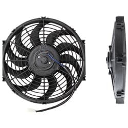 12" CURVED BLADE ELECTRIC FAN REVERSIBLE 1400CFM