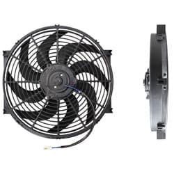 14" CURVED BLADE ELECTRIC FAN REVERSIBLE 1650 CFM