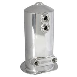 SURGE TANK 2.5L SPUN ALLOY DUAL FEED OPTION 4 X -8ORB