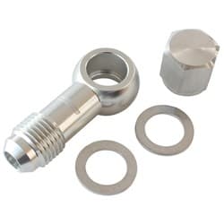 AEROFLOW / BOSCH FUEL PUMP BANJO KIT TO -6AN INC WASHERS