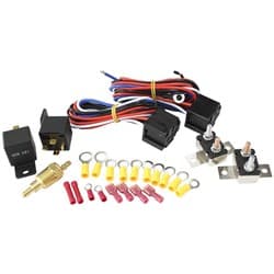 TWIN ELECTRIC FAN/ PUMP RELAYSRELAYS AND WIRING KIT DUAL TWO