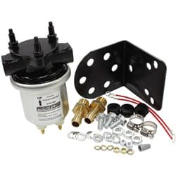 COMPACT SILVER FUEL PUMP 6-8 PSI 100 GPH ELECTRIC LIFT