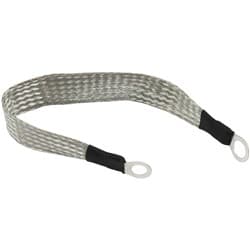 EARTH STRAP 300mm LONG GROUND ALTERNATOR 5/16" 3/8" EYELET
