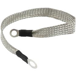 EARTH STRAP 400mm LONG GROUND ALTERNATOR 5/16" 3/8" EYELET