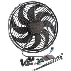 BRUSHLESS 16" ELECTRIC FAN 3300 CFM CURVED BLADE PULLER