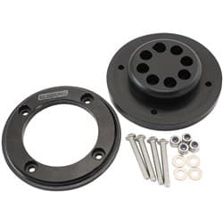 IGNITION WIRE 8 CYLINDER FIRE WALL GROMMET KIT SPARK PLUG LEAD Aeroflow - AF 49-1218BLK