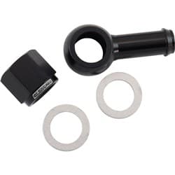 AEROFLOW / BOSCH FUEL PUMP 10mm 3/8" BANJO & NUT KIT BLAC