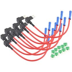 PUSH IN FUSEABLE LINK MICRO BLADE FUSE POWER FEED UNI 10 PACK Aeroflow - AF 49-1571