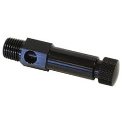 ADJUSTABLE AIR BLEED INJ HAT BLACK EASY TO ADJ AIR MIXTURE