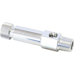 ADJUSTABLE AIR BLEED INJ HAT SILVER EASY TO ADJ AIR MIXTURE