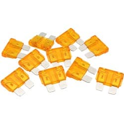 5 AMP STANDARD BLADE FUSE TAN COLOUR 10 PACK