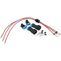 3 WIRE ELECTRICAL TERMINAL RED BULKHEAD SINGLE POSITIVE